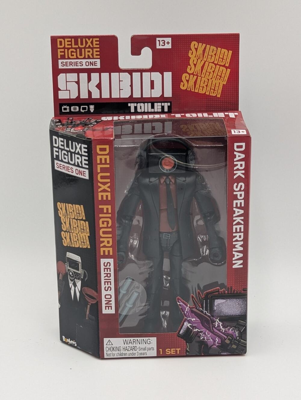 Skibidi Toilet Series 1 Dark Speakerman 6" Deluxe Action Figure